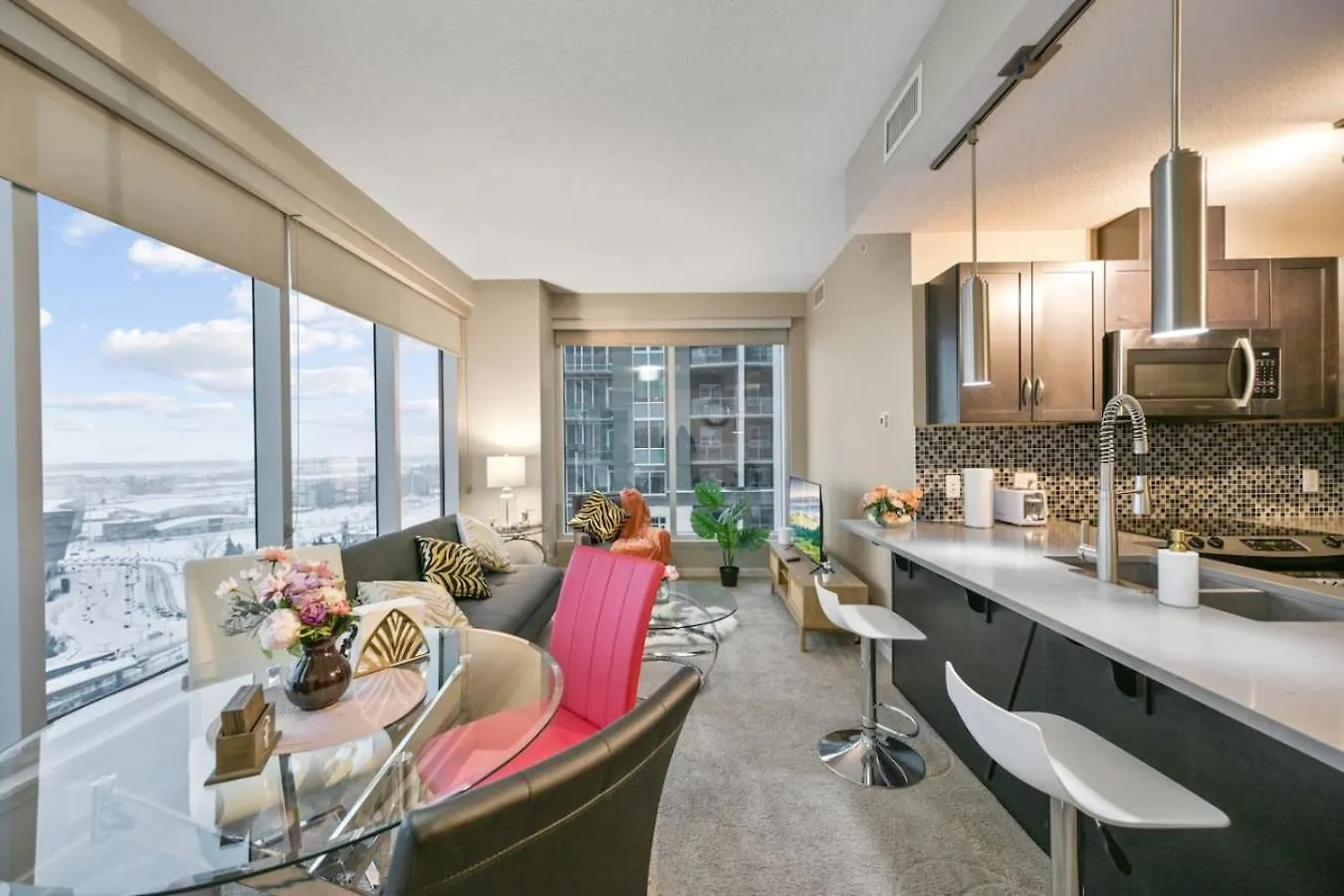 The Urban Peak On The 19Th Floor Of The Alura Lejlighed YYC Canada